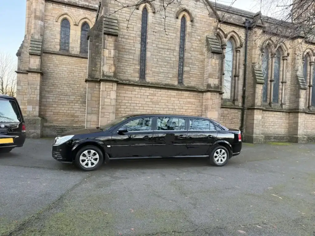 Limousine at St Stephen's in Audenshaw, Tameside